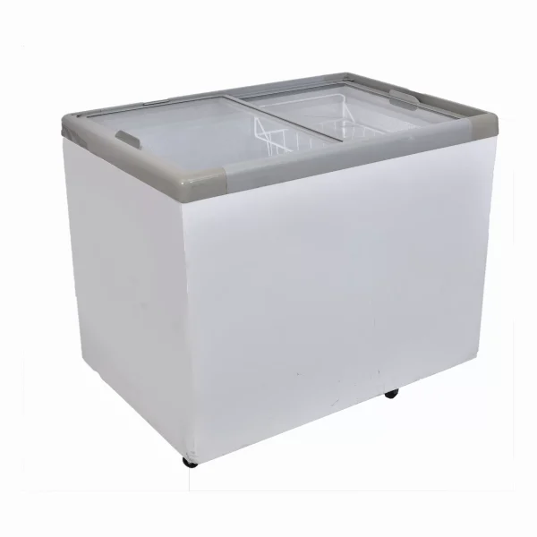 Scanfrost 400 Litres glass top freezer | Ideal for supermarkets & small retail | adjustable trays for dairy products - Image 2