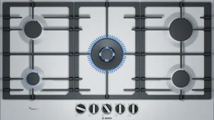 Bosch Series 6 90cm Gas Hob with Wok Burner |PCR9A5B90