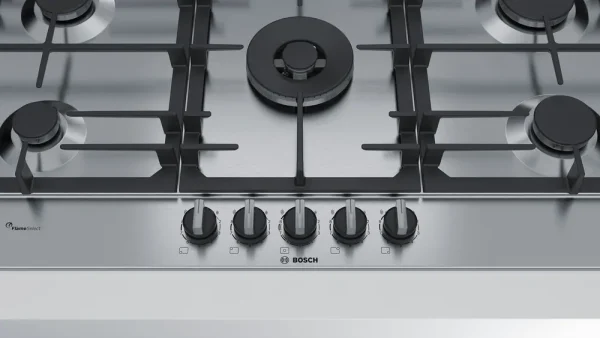 Bosch Series 6 90cm Gas Hob with Wok Burner |PCR9A5B90 - Image 2
