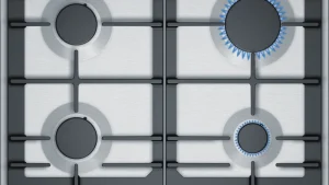 Bosch Series 6 60cm Gas Hob with FlameSelect - Stainless Steel |PCP6A5B90