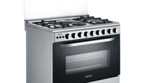 Bruhm Cooker with Four Gas Burners And Two Electric Plates 90 x 60|BGC-9642IB