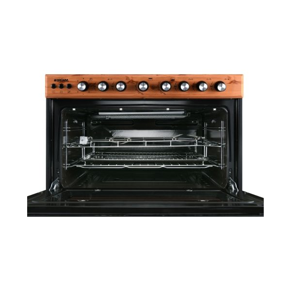 Bruhm Cooker with Five Gas Burners 90 x 60 (BGC-9650II) - Image 3