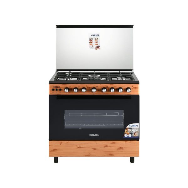 Bruhm Cooker with Five Gas Burners 90 x 60 (BGC-9650II)