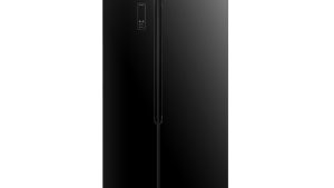 Bruhm Side by Side Black Glass Door Refrigerator 436L|REF BFX-436ENG