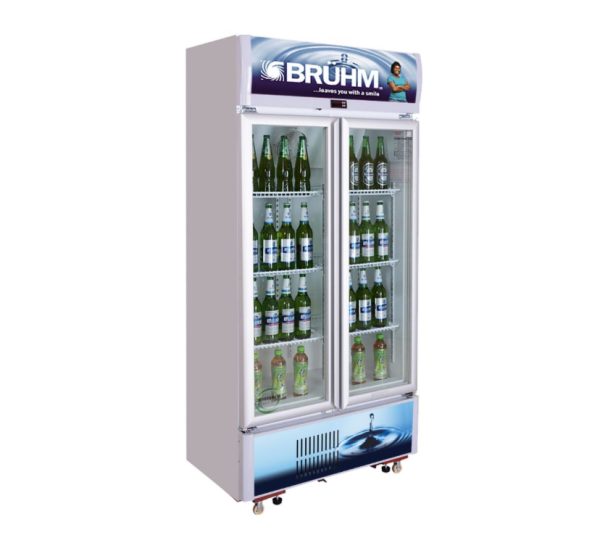Bruhm Double Door Beverage Cooler 391L|BBD-409M