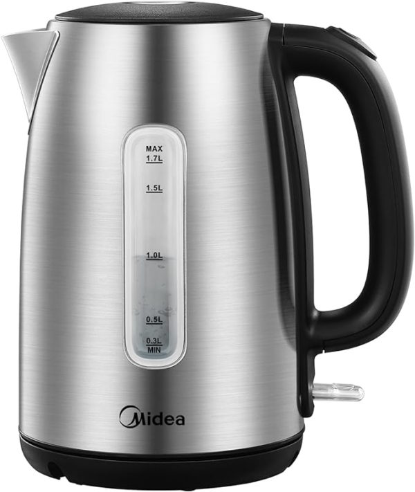 Midea Stainless Steel Kettle with Water Window 1.75L/MK-17S30A2
