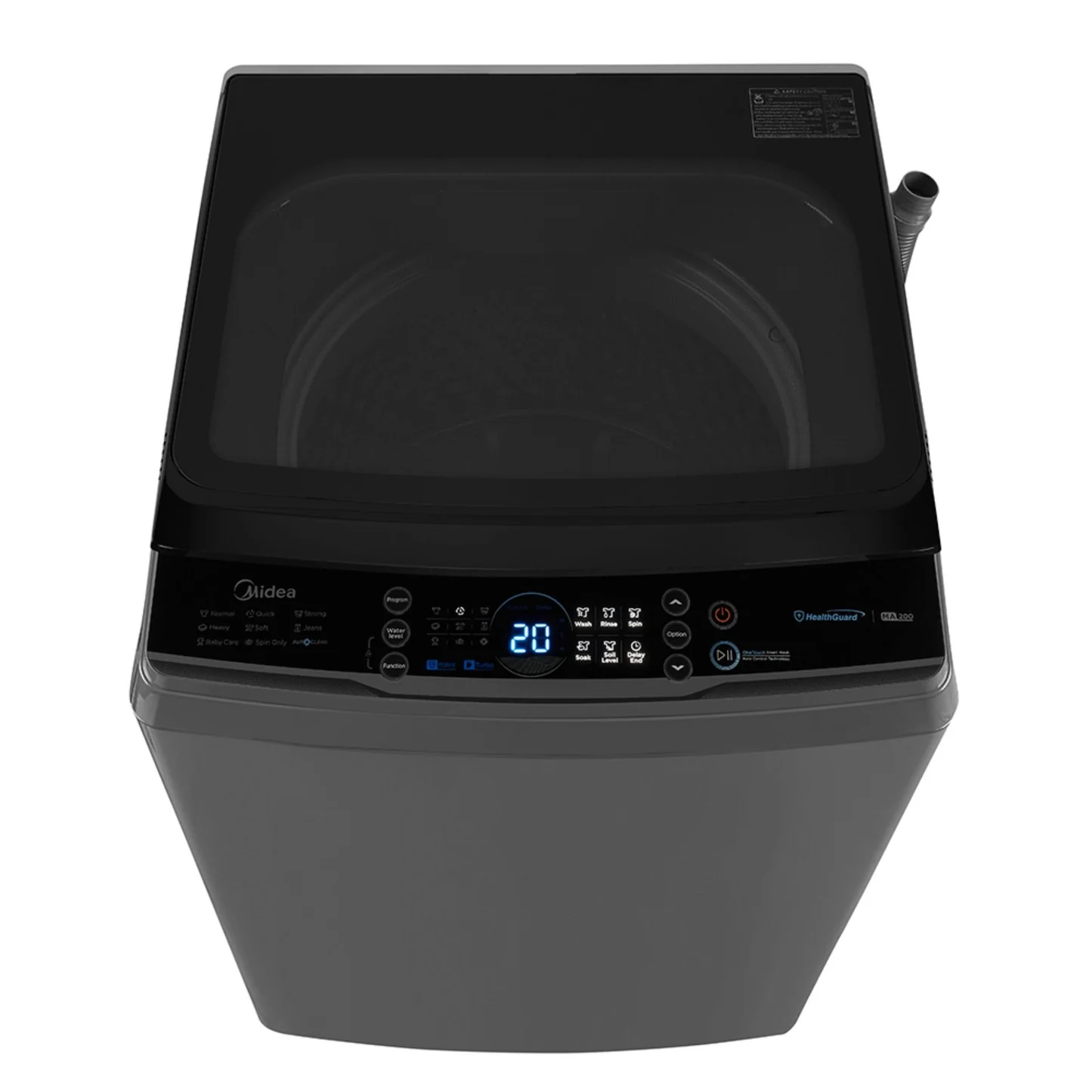 Midea Top Load Washer 8kg/MA200W80/G