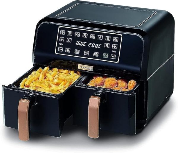Kenwood Dual Air Fryer 8L|HFP70.000BK - Image 2