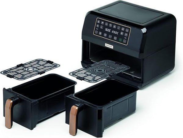 Kenwood Dual Air Fryer 8L|HFP70.000BK - Image 4