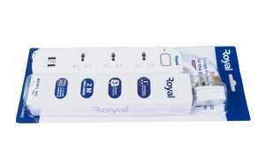 Royal 3-Socket Smart Surge Protector (R-204MS)