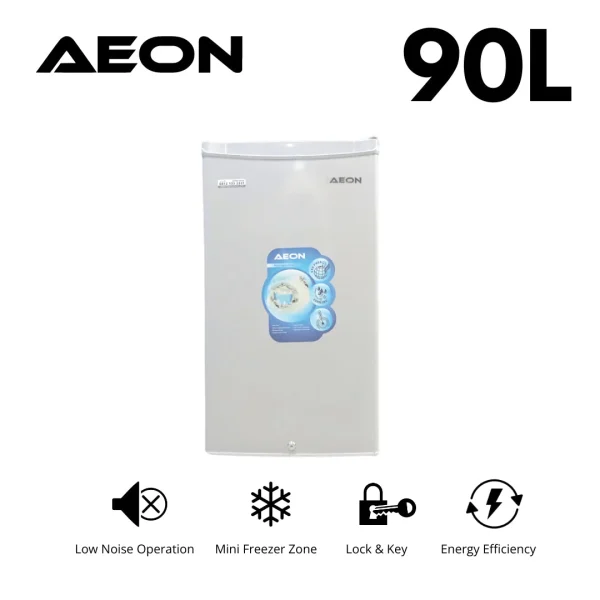 AEON Single Door Refrigerator Grey 91L/ARS100G