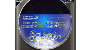 Scanfrost Inverter Washer & Dryer Combo 8Kg/5Kg|SFWD85INVME