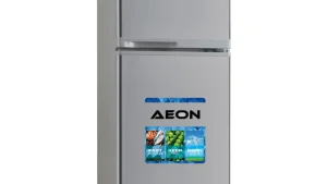 AEON Double Door Refrigerator Grey 138L/ART138G