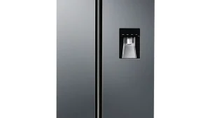 Scanfrost Side-by-Side Refrigerator with Recessed Handle and Water Dispenser 600L|SFSBS600B
