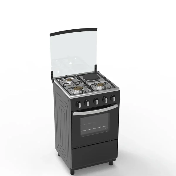 AEON 60x60 4-Burner Gas Cooker – Black|AGC6040