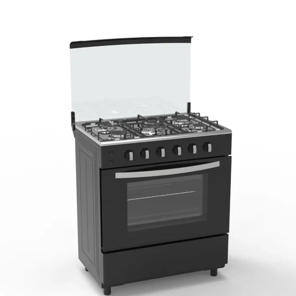AEON 90x60 5-Burner Gas Cooker – Black|AGC9050