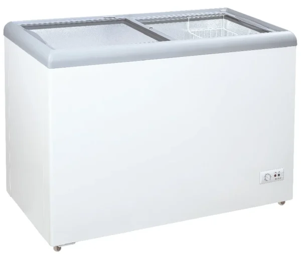 Scanfrost Glass Top Display Freezer 450L|SF450XG