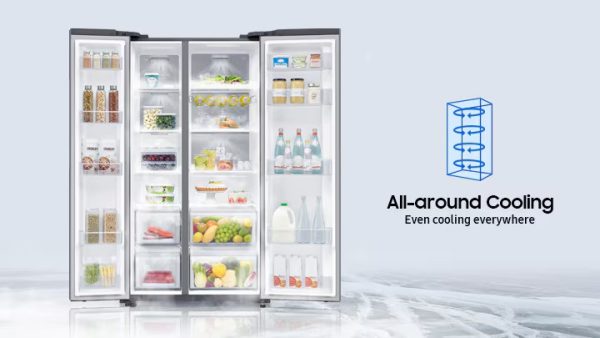 Samsung Side-by-Side Refrigerator 647L|RS62R5001M9/GH