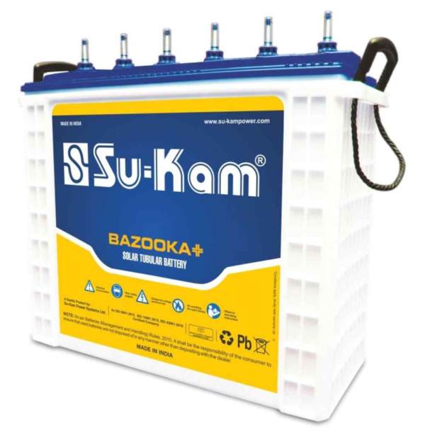 SU-KAM Bazooka Tubular Battery 22000 220AH 12V (220AH 12V)