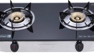 Scanfrost Table Top 2 Gas Burner Cooker with Glass Top|SFTTC2004C