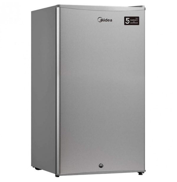 Midea 85L Single Door Refrigerator – Silver (HS-112L)
