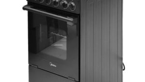 Midea 4 Gas Burner Grill Oven – Black|20BMG4G007-B