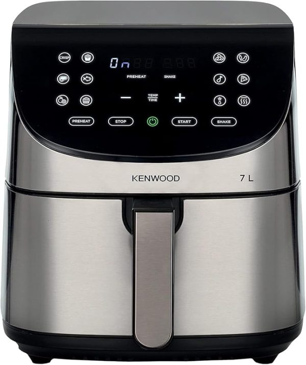 Kenwood 7L Stainless Steel Digital Air Fryer 1800W|HFM80.000SS