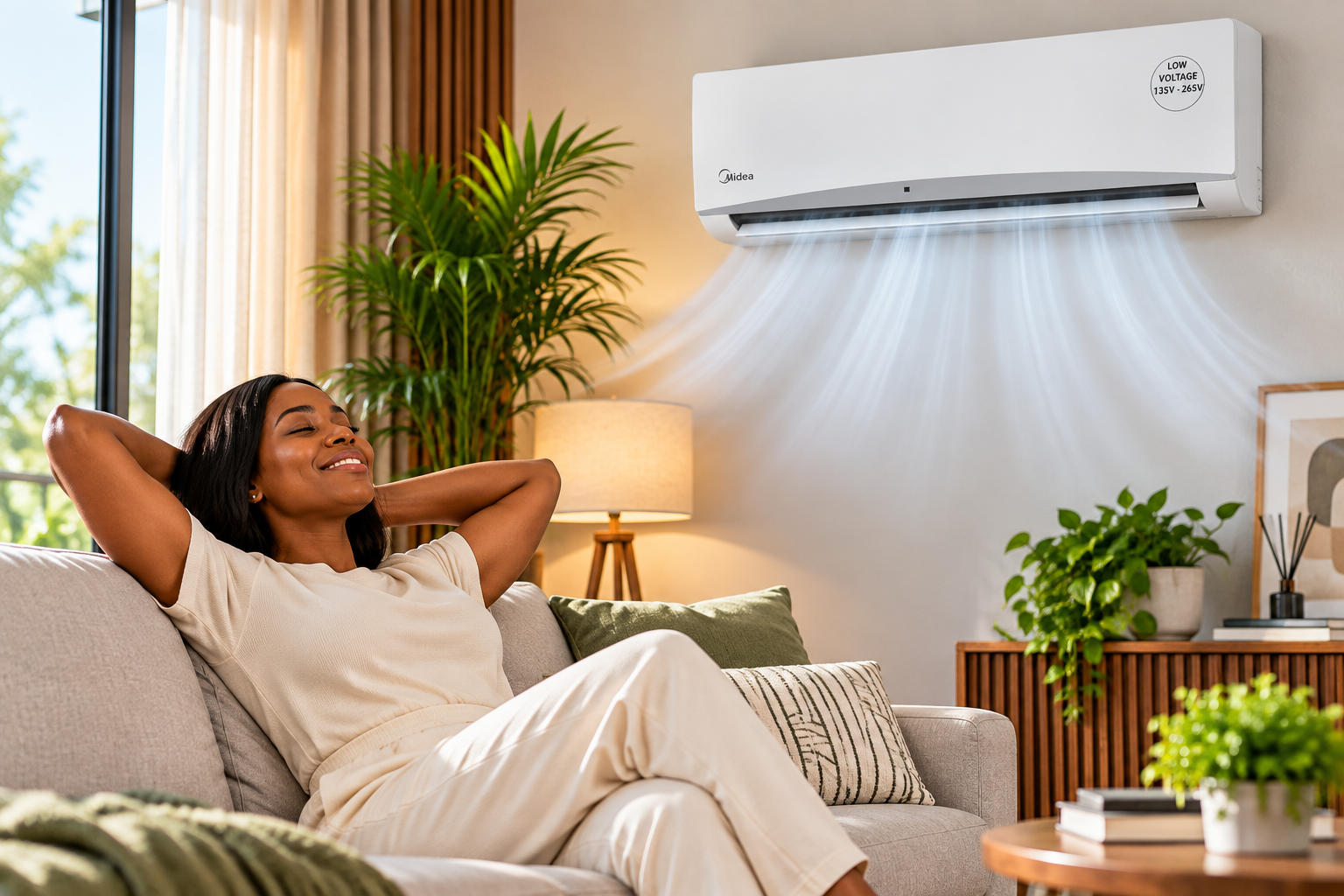 Midea Split Air Conditioner With Kit 1.0HP|MSAF-09CRNI-25 - Image 3