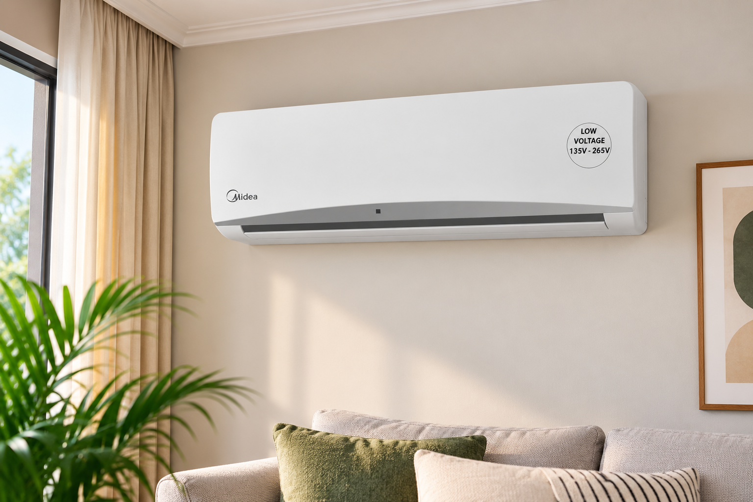 Midea Split Air Conditioner With Kit 1.0HP|MSAF-09CRNI-25 - Image 2