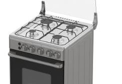 Midea (4 gas burners + Oven) Freestanding Gas Cooker 50*55|5055-4G057-S