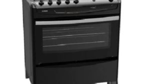 Scanfrost 5 Gas Burner Standing Cooker Black|CK7500B