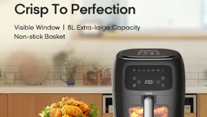 Syinix 8L Digital Hot Air Circulation Air Fryer (SAIF75E) – Healthy & Powerful Cooking Solution