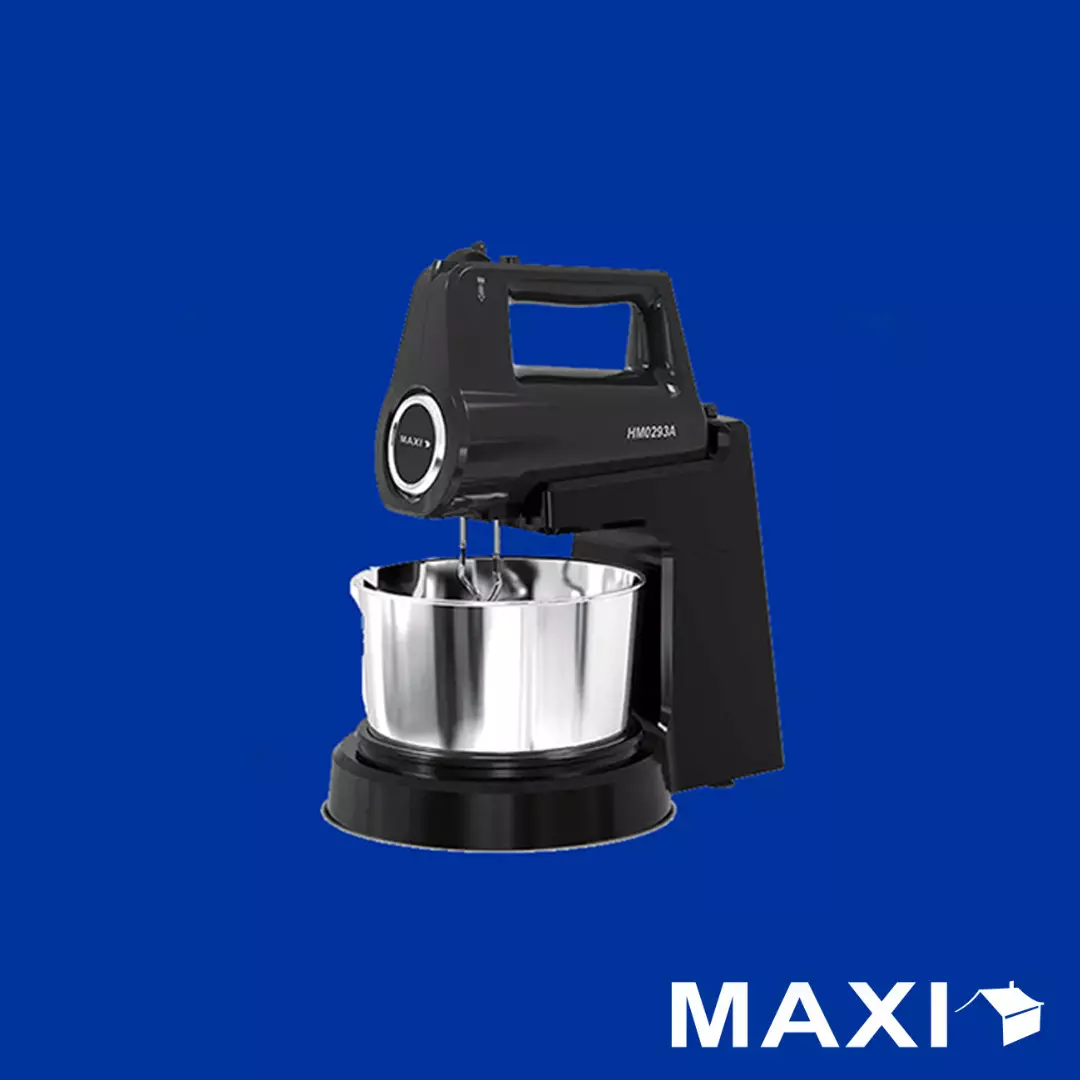 Maxi Standing Kitchen Mixer With Bowl 400W Black