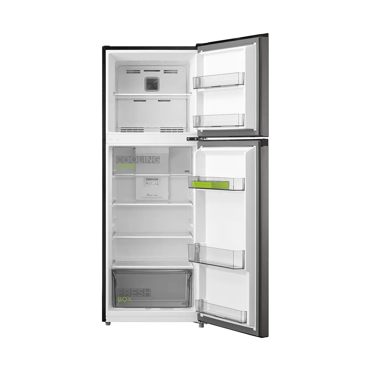 MIDEA REFRIGERATORS FROST FREE MDRT346MTV28-TOP MOUNT ,DD/FF,236LTRS ,JAZZ BLACK FINISH ,R600A - Image 3