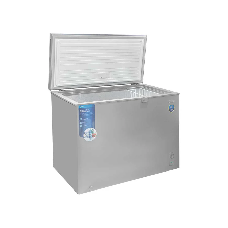 MIDEA MDRC207FZG43NGG - Chest Freezer - 142Ltrs, Grey Color, O/S Condenser, R600a