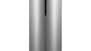 MIDEA REFRIGERATOR SBS MDRS619FGF46 - SBS - 460Ltrs, Bru Steel Color, Recessed Handle, R600a