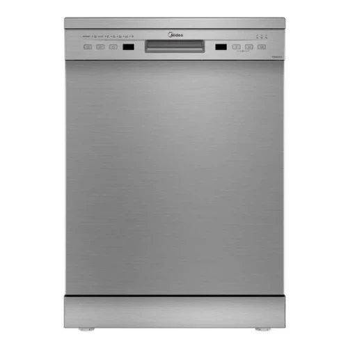 MIDEA WQP 13-5201G - 13 set free standing Dishwasher-Metallic Silver