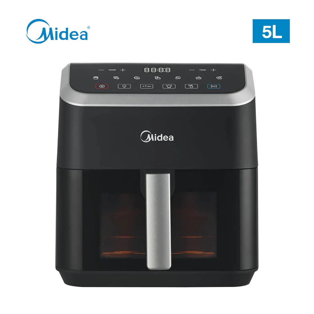MIDEA MAD-550F2APK - 5.0L Digital Air Fryer with Clear Window