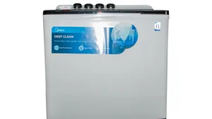 MIDEA MT100W120/WG - 12Kg/TT Washer/Dual Pulsator/Big Knob/Anti Rust/White