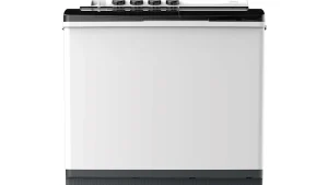 MIDEA LAUNDRY TWIN TUB SEMI AUTO MT100W70/WG - 7Kg/TT Washer/Dual Pulsator/Big Knob/Anti Rust/White